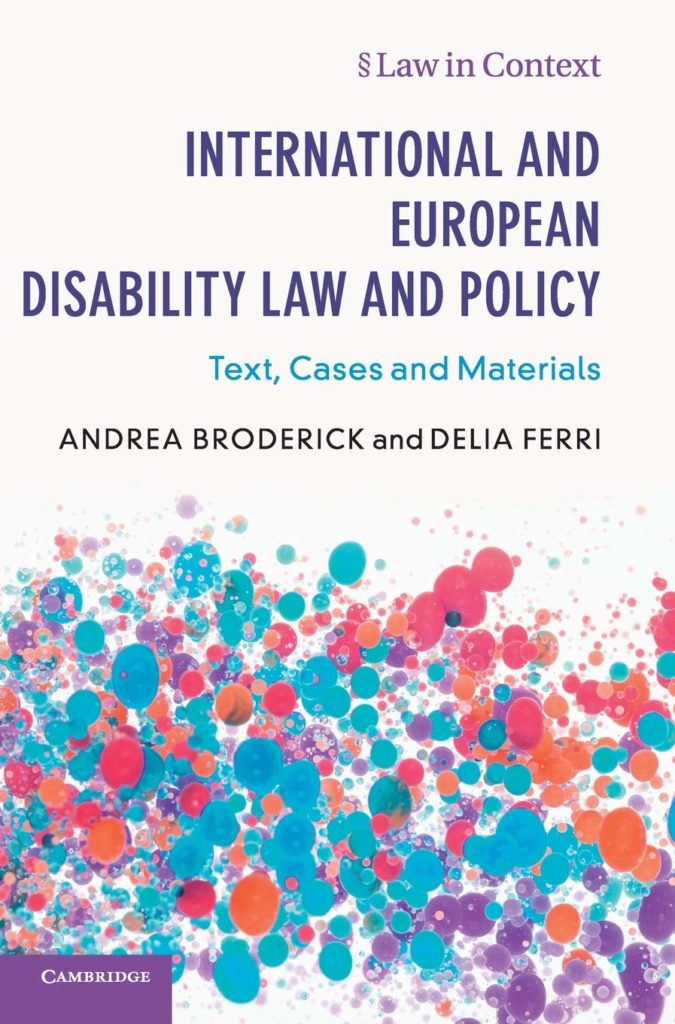 nternational and European Disability Law and Policy